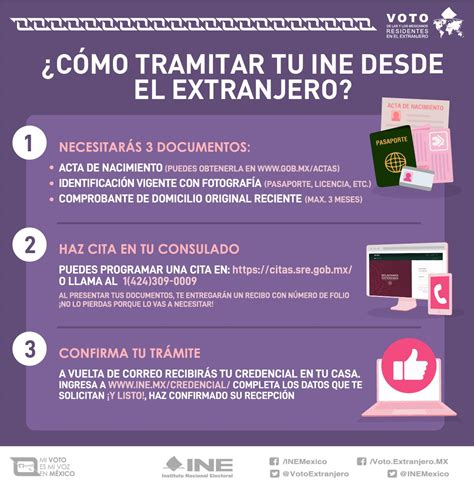 ife citas|Credencial para votar desde el extranjero